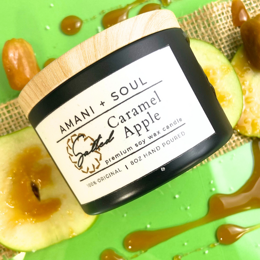 Salted Caramel Apple Candle